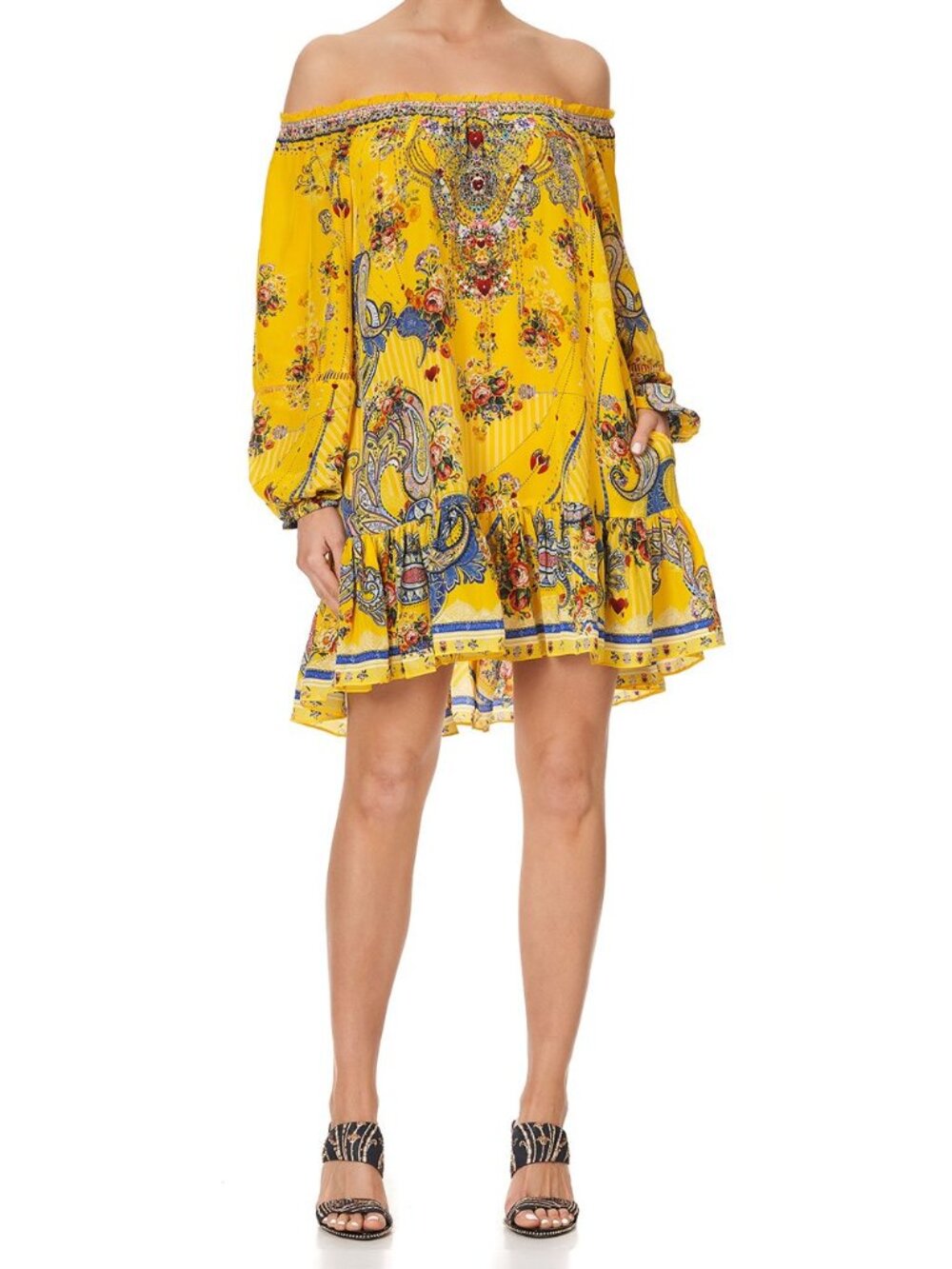 NWOT Camilla Off-Shoulder short dress Own Muse S $599